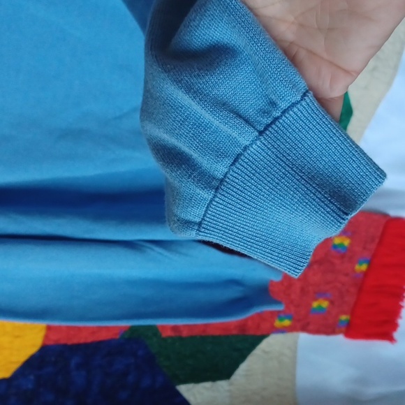 Lyle & Scott men's long sleeve pullover knit sweater, pit to pit 24", length 29" - Picture 4 of 6